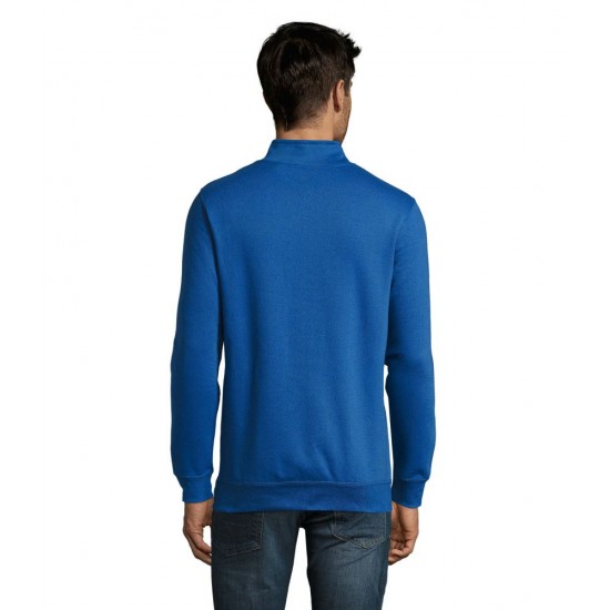 Світшот з коміром стійкою SOL'S Stan яскраво-синій - 02088241L