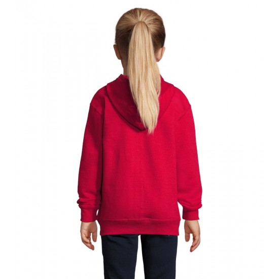 Худі на блискавці дитяче SOL'S Stone червоний - 0209214506A
