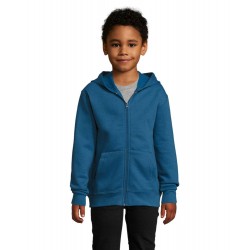 Худі на блискавці дитяче SOL'S Stone темно-лазурний - 0209224810A