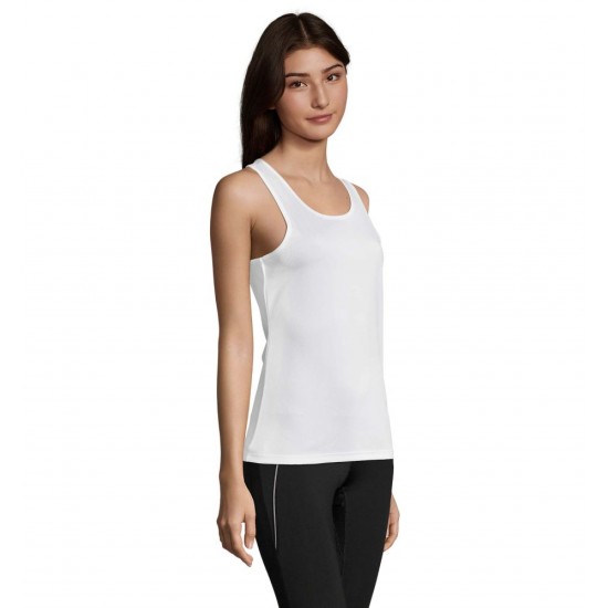 Майка спортивна жіноча SOL'S Sporty TT білий - 02117102M Майка спортивна жіноча SOL'S Sporty TT білий - 02117102M