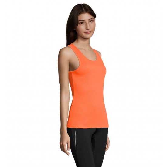 Майка спортивна жіноча SOL'S Sporty TT неоново-помаранчевий - 02117404L