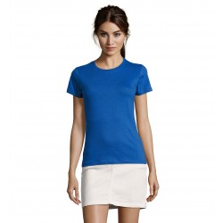 Футболка жіноча SOL'S Regent Fit яскраво-синій - 02758241M