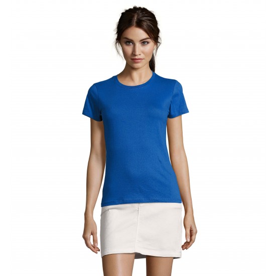 Футболка жіноча SOL'S Regent Fit яскраво-синій - 02758241M