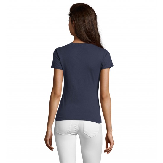 Футболка жіноча SOL'S Regent Fit кобальт - 02758319S
