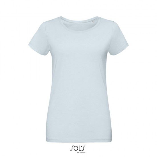 Футболка жіноча SOL'S Martin пастельно-блакитний - 02856251L
