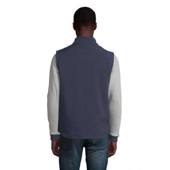 Жилет софтшел чоловічий SOL'S Race BW кобальт - 02887319S