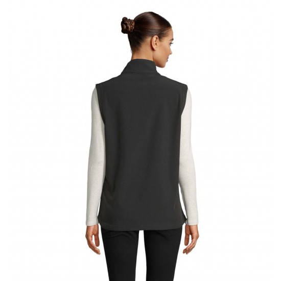 Жилет софтшел жіночий SOL'S Race BW чорний - 02888312XXL