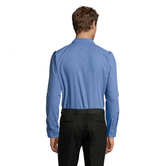 Сорочка SOL'S Brisbane Fit середньо-синій - 02922230L