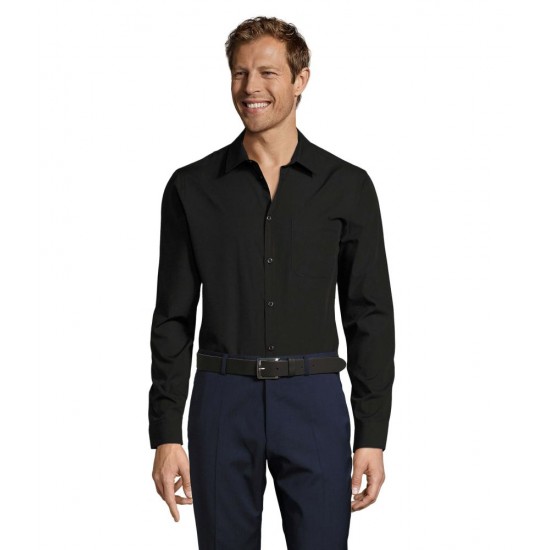 Сорочка SOL'S Brisbane Fit чорний - 02922312XL