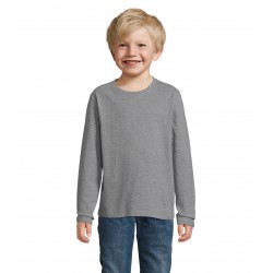 Лонгслів дитячий SOL'S Imperial LSL сірий меланж - 0294735004A