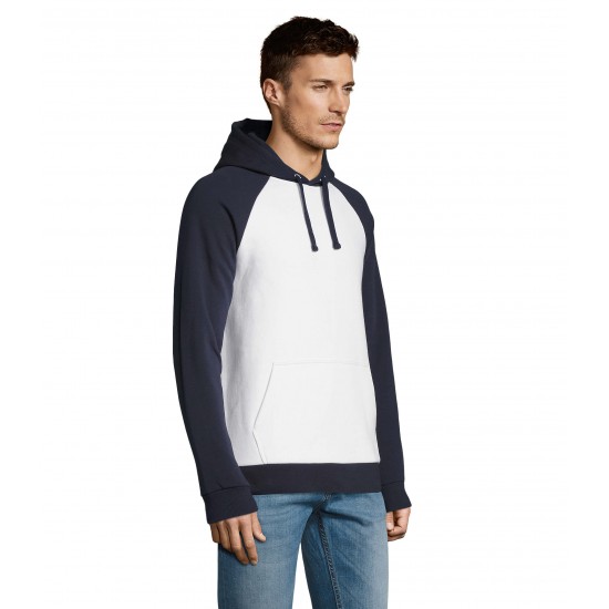 Худі SOL'S Seattle білий/темно-синій - 02998904L