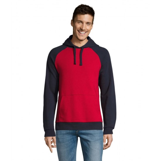 Худі SOL'S Seattle кобальт/червоний - 02998953M