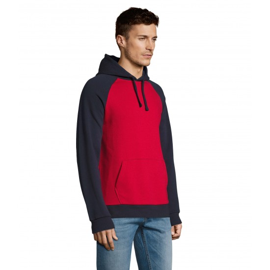 Худі SOL'S Seattle кобальт/червоний - 02998953M