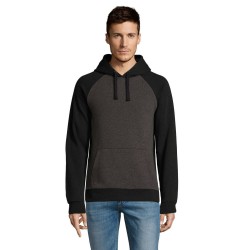 Худі SOL'S Seattle вугільний меланж/чорний - 02998993L