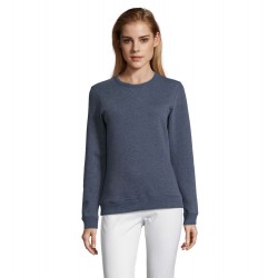 Світшот жіночий SOL'S Sully джинсовий меланж - 03104222S Світшот жіночий SOL'S Sully джинсовий меланж - 03104222S