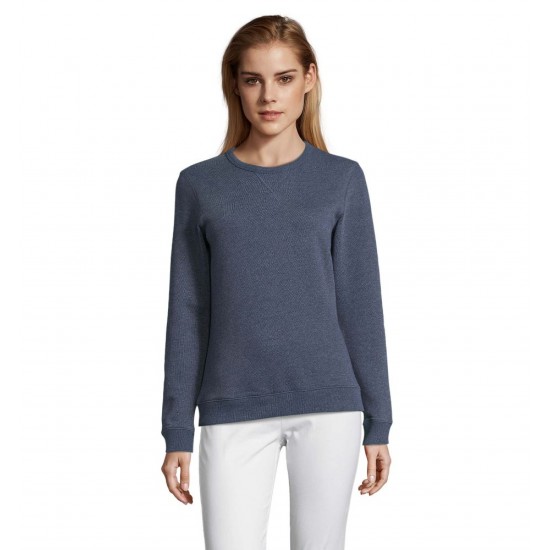 Світшот жіночий SOL'S Sully джинсовий меланж - 03104222S