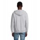 Худі на блискавці чоловіче SOL'S Spike сірий меланж - 03105360S