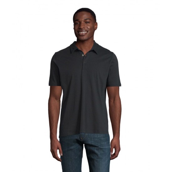 Футболка поло чоловіча NeoBlu Octave насичений чорний - 03572309XXL Футболка поло чоловіча NeoBlu Octave насичений чорний - 03572309XXL