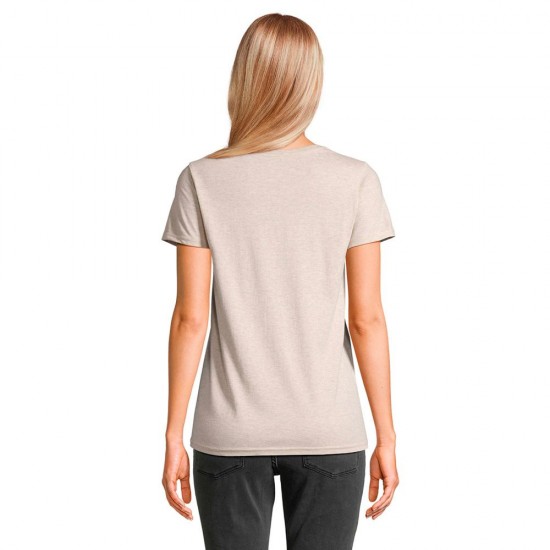 Футболка жіноча SOL'S Crusader бежевий меланж - 03581116XXL