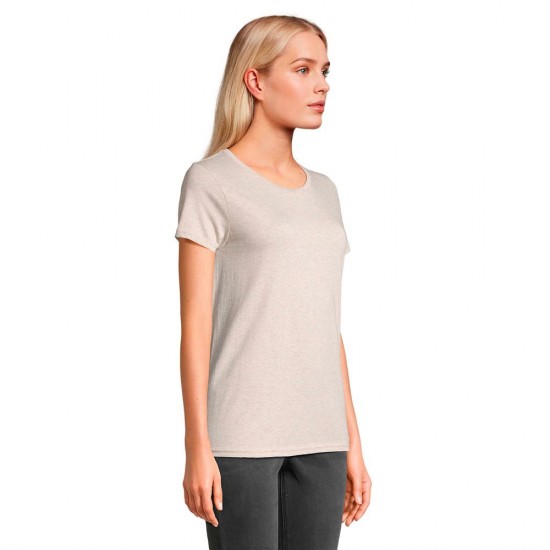 Футболка жіноча SOL'S Crusader бежевий меланж - 03581116XXL