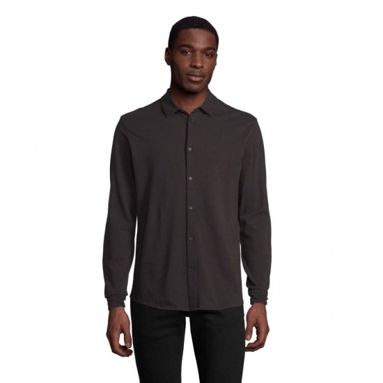 Сорочка чоловіча NeoBlu Basile насичений чорний - 03777309XL