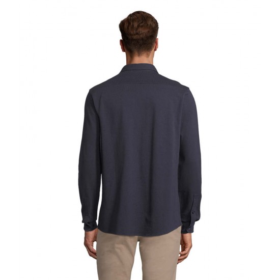 Сорочка чоловіча NeoBlu Basile нічний синій - 03777603XL Сорочка чоловіча NeoBlu Basile нічний синій - 03777603XL