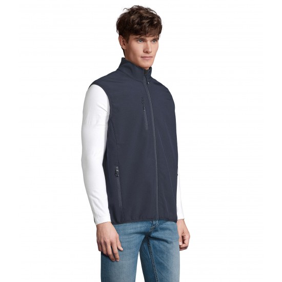 Жилет софтшел чоловічий SOL'S Falcon BW тьмяно-чорнильний - 038252323XL