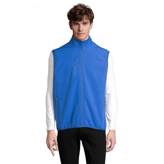 Жилет софтшел чоловічий SOL'S Falcon BW яскраво-синій - 03825241XXL Жилет софтшел чоловічий SOL'S Falcon BW яскраво-синій - 03825241XXL