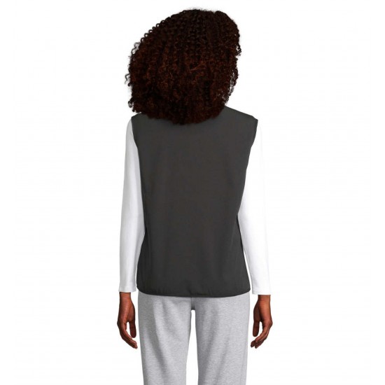 Жилет софтшел жіночий SOL'S Falcon BW чорний - 03826312XL