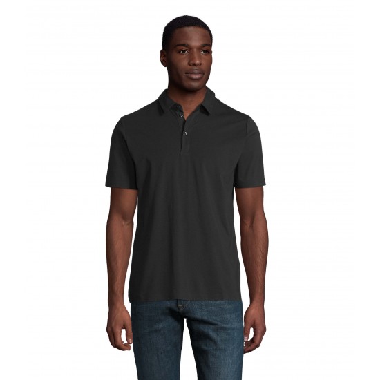 Футболка поло чоловіча NeoBlu Relax Oscar насичений чорний - 039333094XL