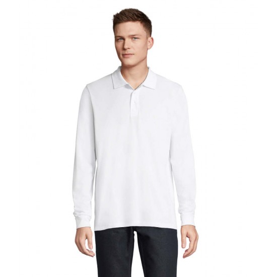 Лонгслів поло SOL'S Prime LSL білий - 03983102XL Лонгслів поло SOL'S Prime LSL білий - 03983102XL