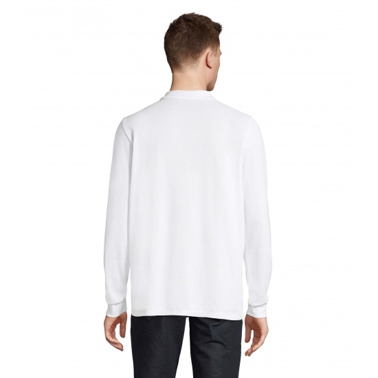 Лонгслів поло SOL'S Prime LSL білий - 03983102XL Лонгслів поло SOL'S Prime LSL білий - 03983102XL