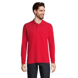 Лонгслів поло SOL'S Prime LSL червоний - 03983145XS