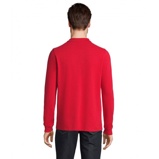 Лонгслів поло SOL'S Prime LSL червоний - 039831454XL