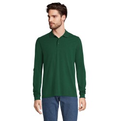 Лонгслів поло SOL'S Prime LSL темно-зелений - 039832643XL