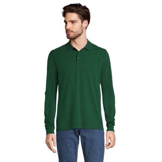 Лонгслів поло SOL'S Prime LSL темно-зелений - 039832643XL Лонгслів поло SOL'S Prime LSL темно-зелений - 039832643XL