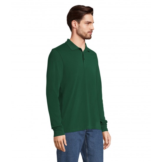 Лонгслів поло SOL'S Prime LSL темно-зелений - 039832643XL Лонгслів поло SOL'S Prime LSL темно-зелений - 039832643XL