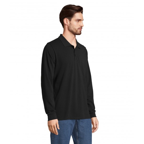 Лонгслів поло SOL'S Prime LSL чорний - 039833124XL Лонгслів поло SOL'S Prime LSL чорний - 039833124XL
