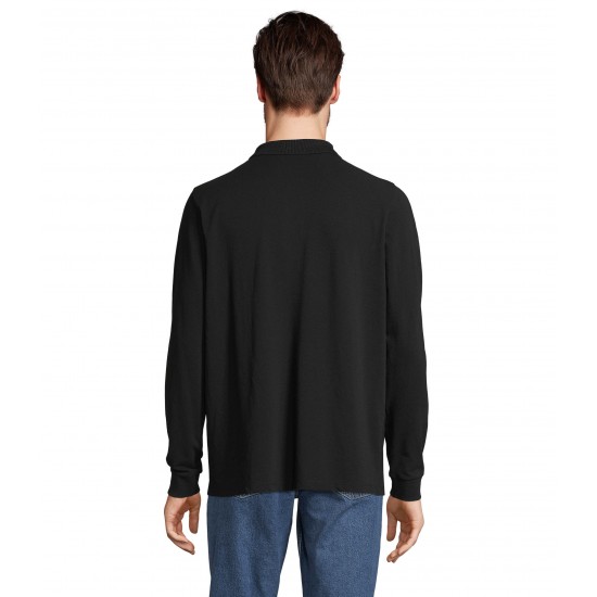 Лонгслів поло SOL'S Prime LSL чорний - 039833124XL Лонгслів поло SOL'S Prime LSL чорний - 039833124XL