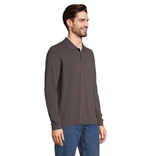 Лонгслів поло SOL'S Prime LSL темно-сірий - 039833843XL Лонгслів поло SOL'S Prime LSL темно-сірий - 039833843XL