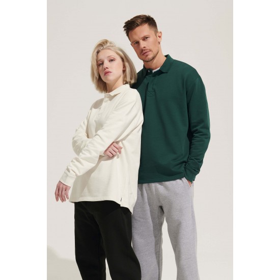 Світшот з коміром поло SOL'S Heritage пастельний - 039901043XL