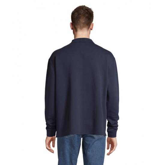 Світшот з коміром поло SOL'S Heritage кобальт - 03990319L