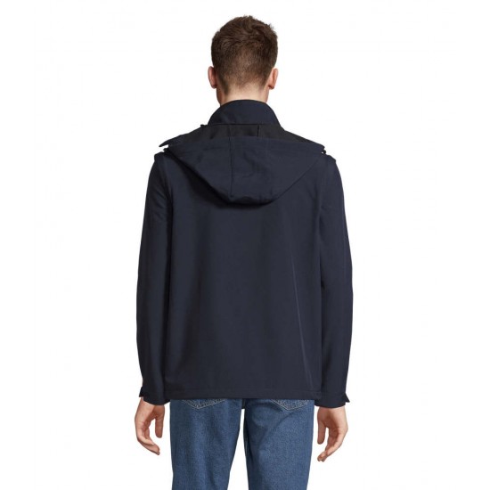 Куртка софтшел 3в1 SOL'S Falcon темно-синій - 03995232XXL