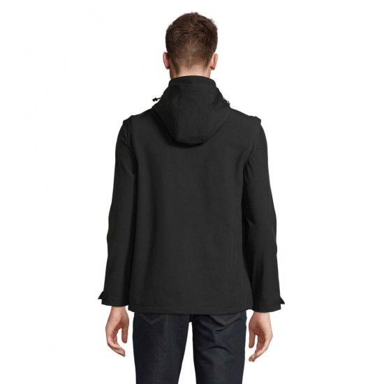 Куртка софтшел 3в1 SOL'S Falcon чорний - 03995312XXL