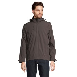 Куртка софтшел 3в1 SOL'S Falcon вугільно-сірий - 039953705XL