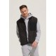 Жилет з шерпи SOL'S Fury BW сірий карбон/чорний - 04041869S