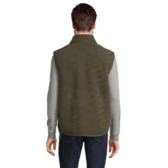 Жилет з шерпи SOL'S Fury BW армійський/темно-армійський - 04041870L Жилет з шерпи SOL'S Fury BW армійський/темно-армійський - 04041870L