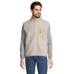 Жилет з шерпи SOL'S Fury BW бежевий/натуральний - 04041871XL