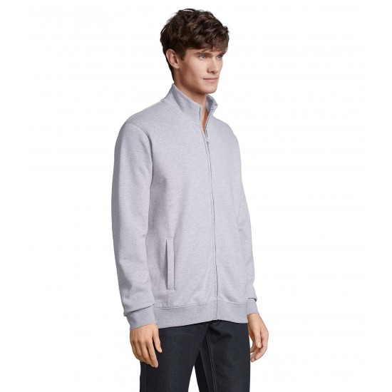 Світшот на блискавці SOL'S Cooper сірий меланж - 04240360XXL