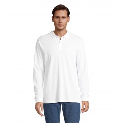 Лонгслів поло SOL'S Planet LSL білий - 04241102XXL